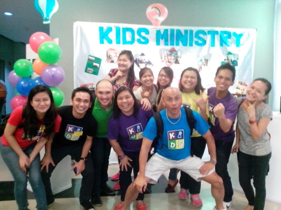 Kids' church teachers (me at the back, middle)